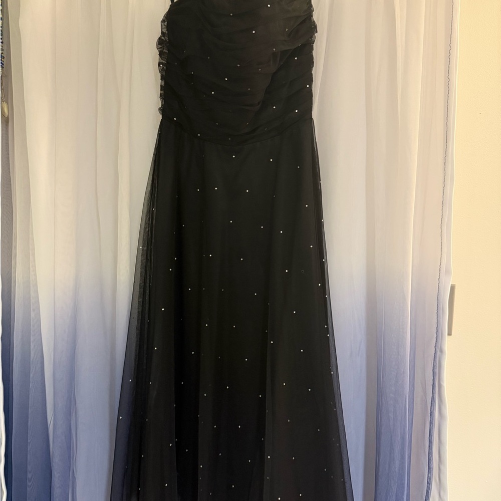 Scott McClintok tulle black dress